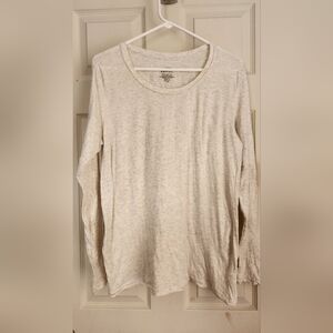Active Basic Women's Cream Long Sleeve Top